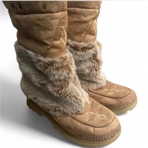 Route 66 Tan Faux Fur Winter Boots